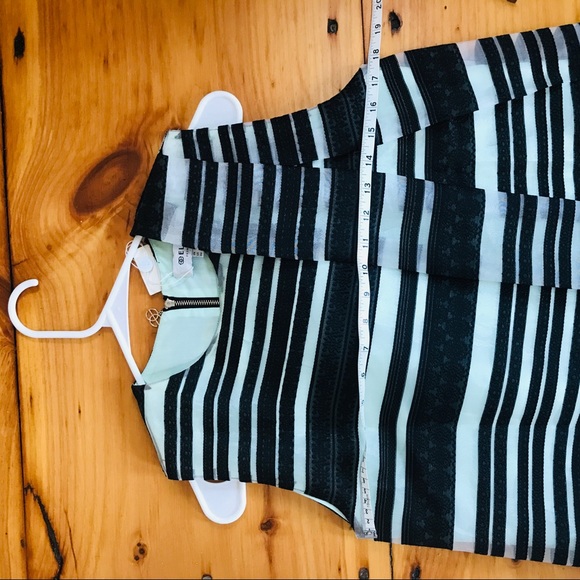 Sleeveless Dress - Mint Black - Picture 6 of 7